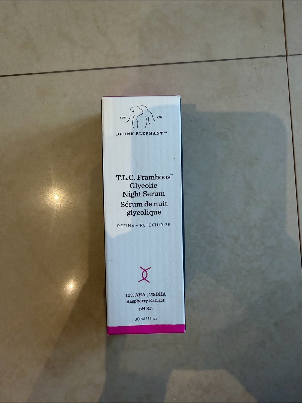 Drunk Elephant White & Pink Glycolic Night Serum